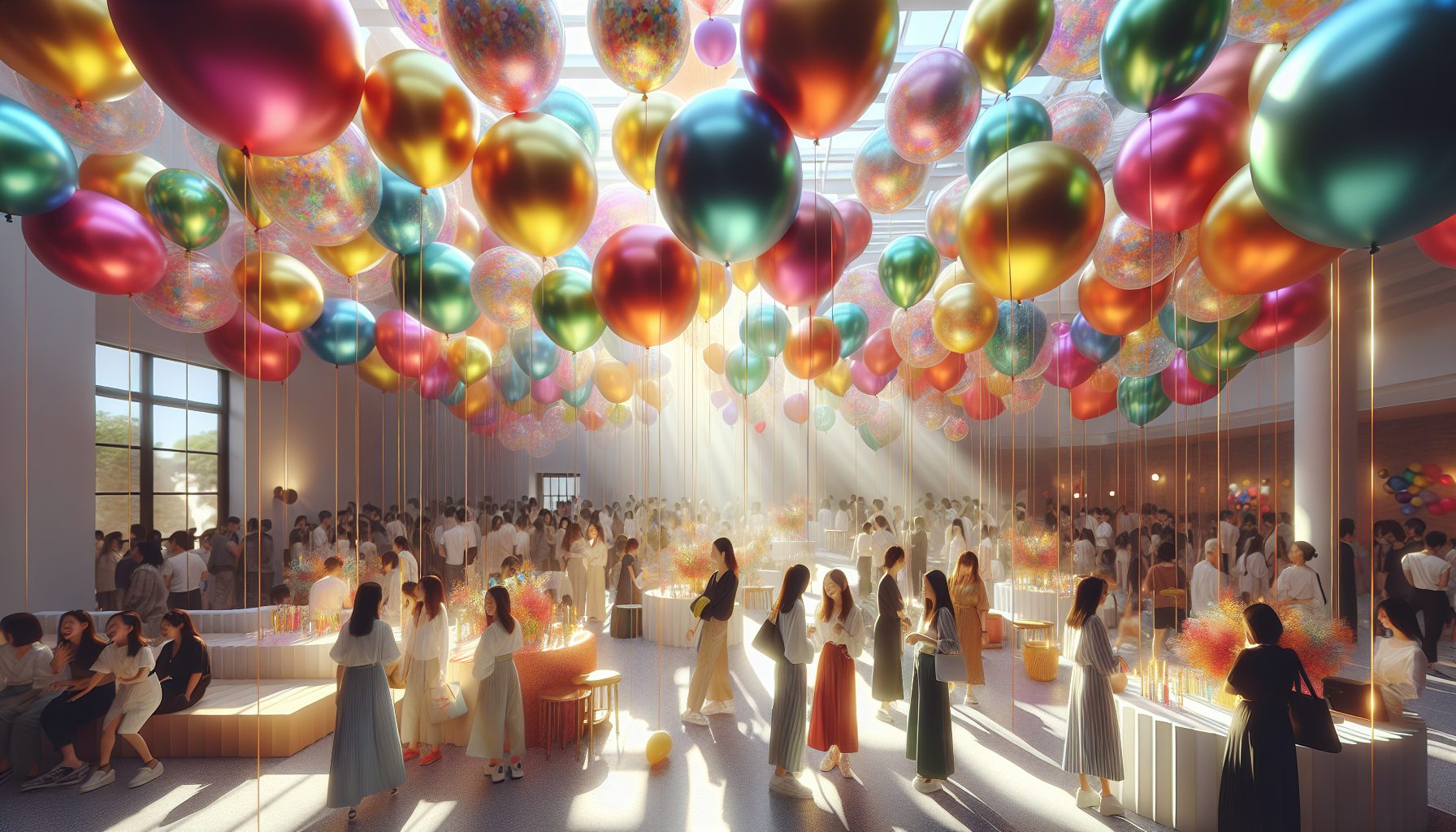 Атмосфера праздника: шары, цвета и эмоции