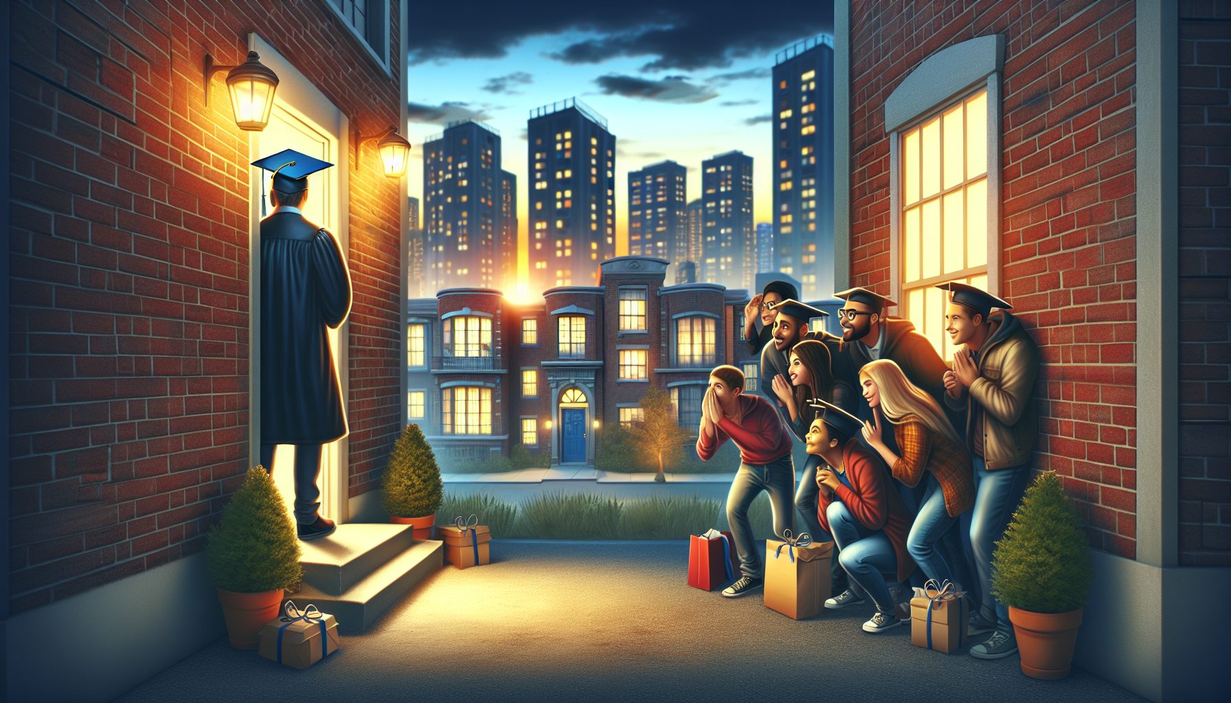 Почему выбрать время для сюрпризы у подъезда на выпускной — это искусство