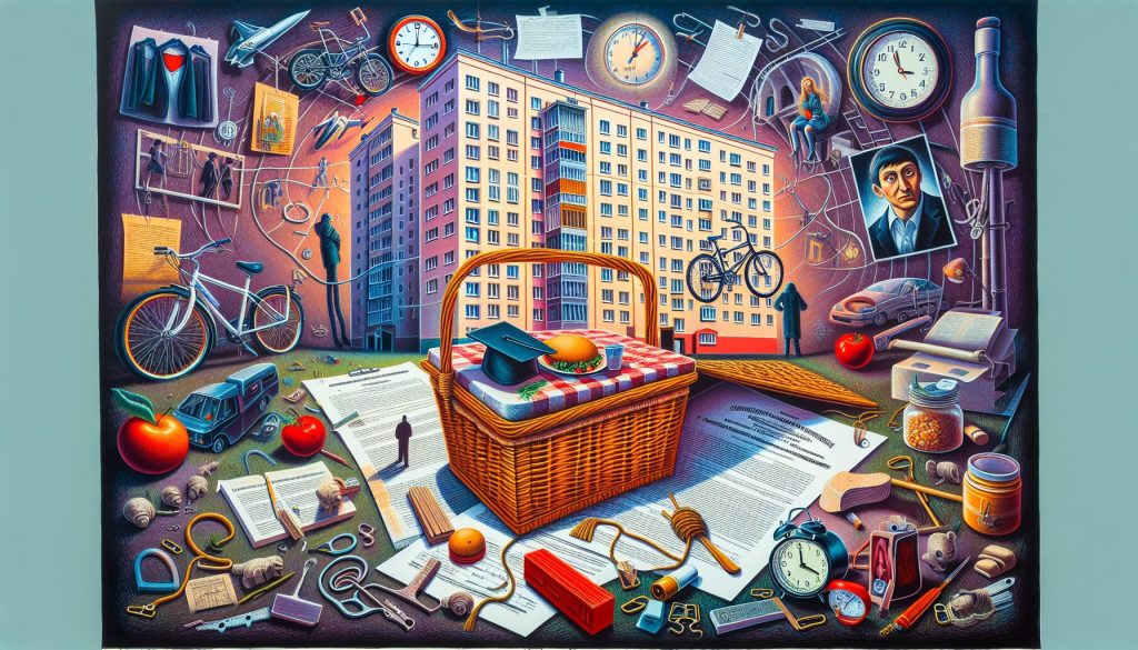 План подстраховаться при опоздании курьера пикник-наборы — к защите диплома, с согласованием с соседями