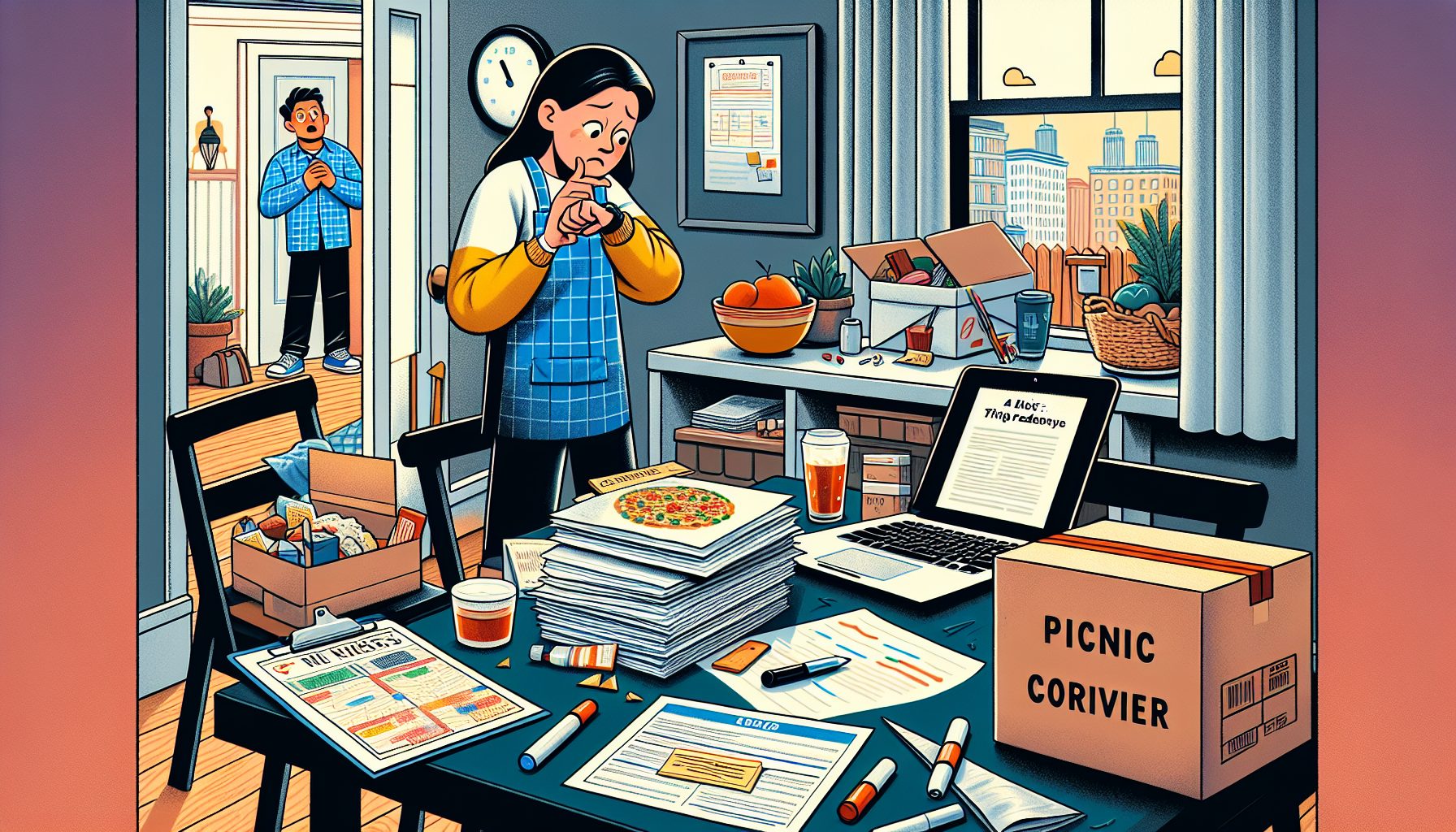 Когда курьер опаздывает, а защита уже через час