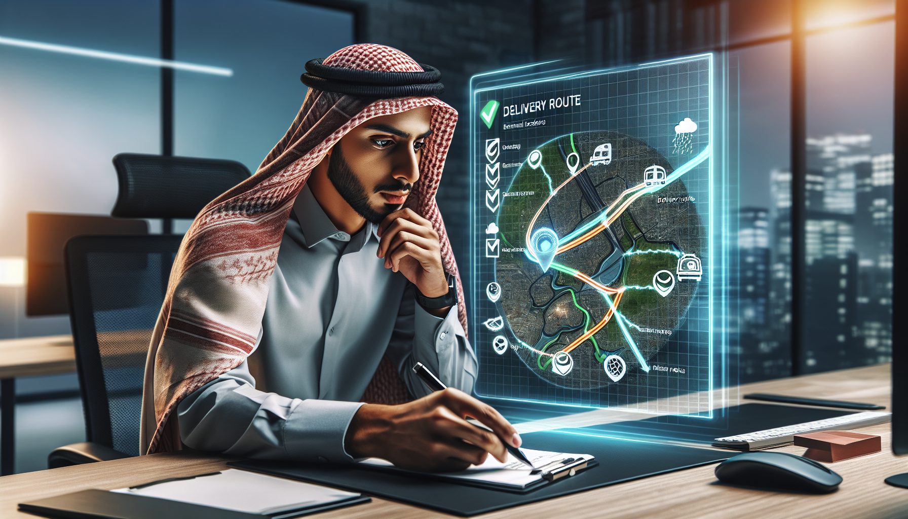 Проверка маршрута и внешних факторов