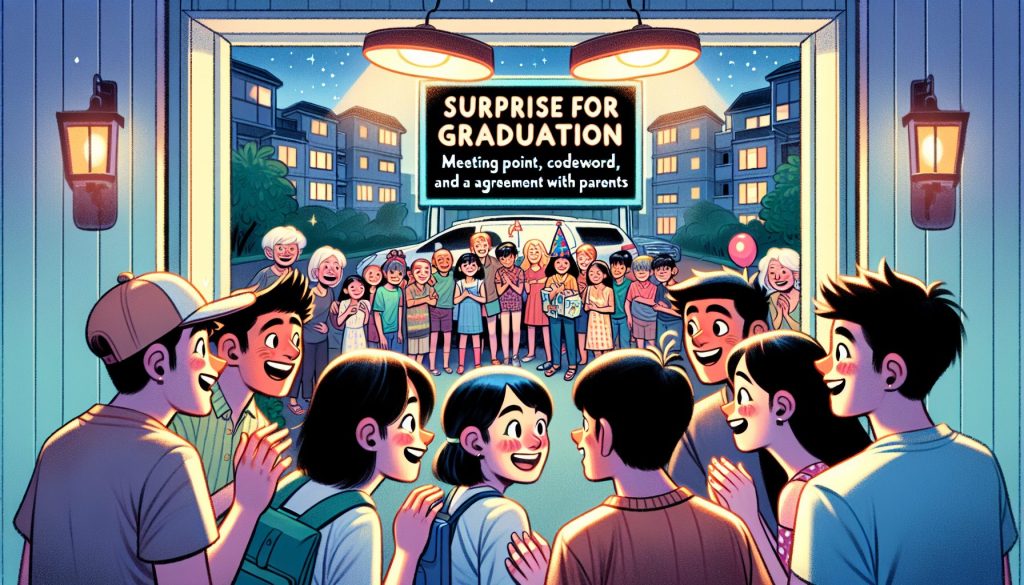 Сюрприз на выпускной: подъезд, кодовое слово и договорённость с родителями