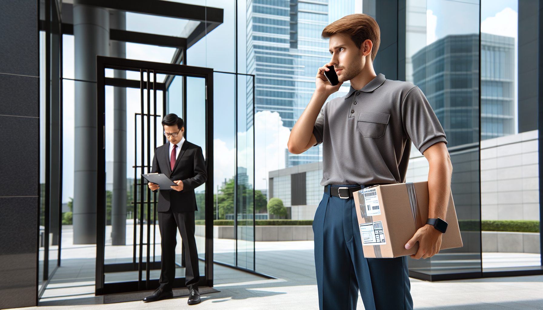 Что делать, если курьера не пускают