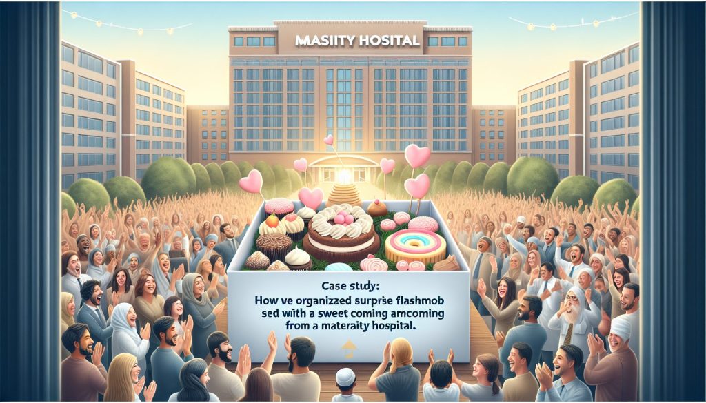 Кейс: как мы устроили флешмоб-сюрприз с набором сладостей к выписке из роддома