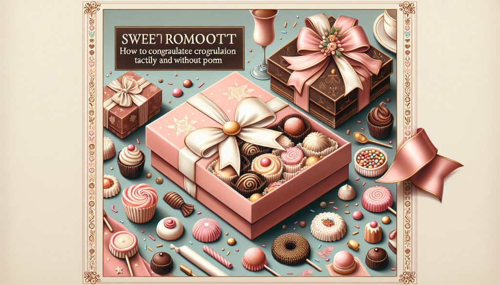 Сладкий набор к повышению: как поздравить тактично и без пафоса