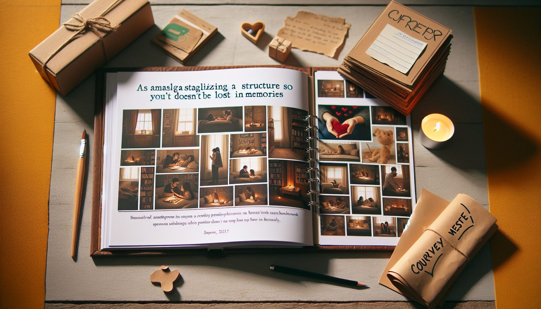 Продумайте структуру: как не потеряться в воспоминаниях