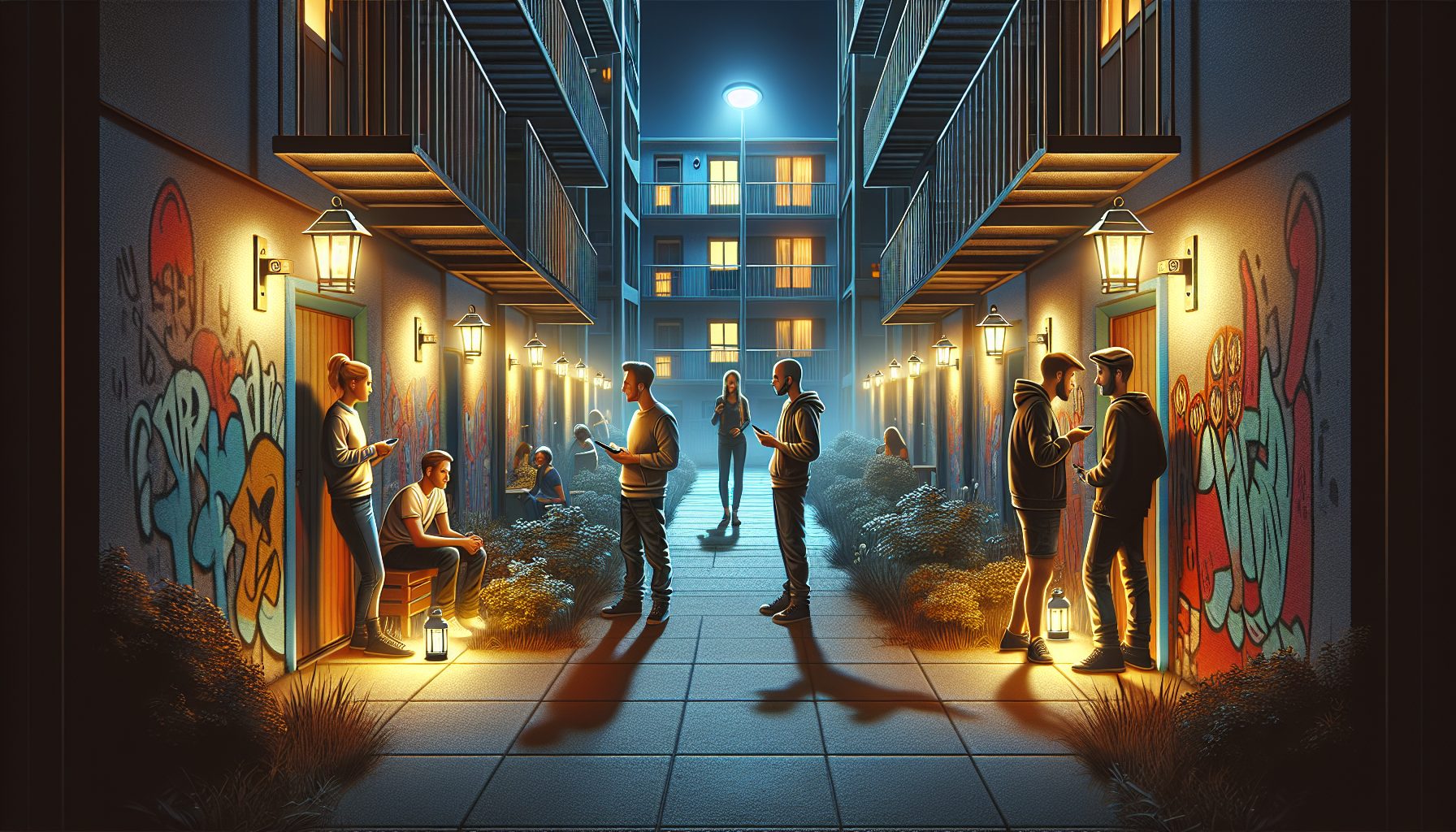 Выбор безопасного освещения для позднего вечера