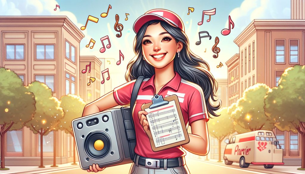 Как выбрать музыку для сюрприза, если курьер будет включать трек