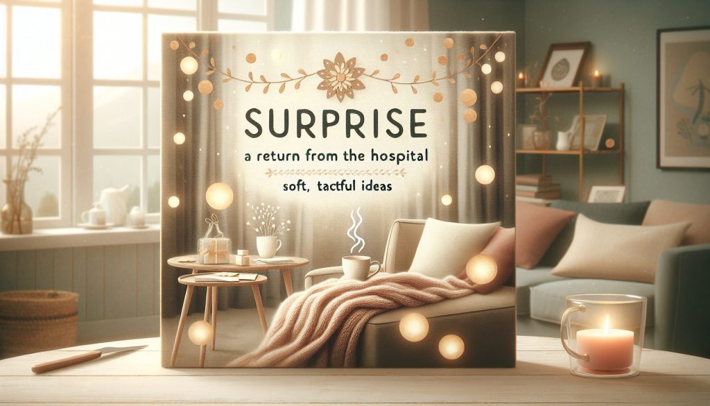 Сюрприз к возвращению из больницы: мягкие, тактичные идеи