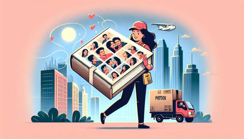 Сюрприз с фото-книгой: как собрать историю отношений в одном курьерском визите