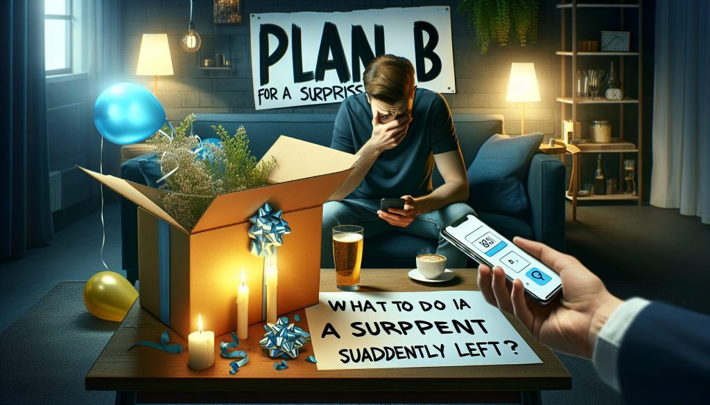 План Б для сюрприза: что делать, если получатель внезапно уехал