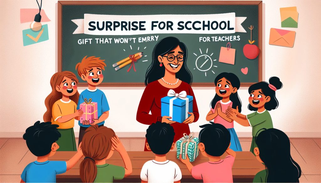 Сюрприз в школу: подарки, которые не смутят учителей