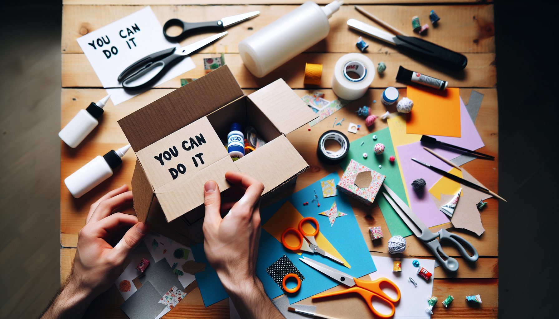 Как собрать коробку своими руками