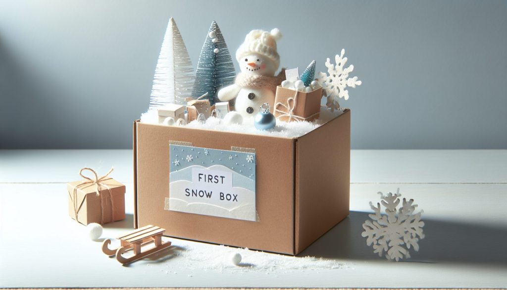 Коробка к первому снегу: маленький зимний праздник в картоне
