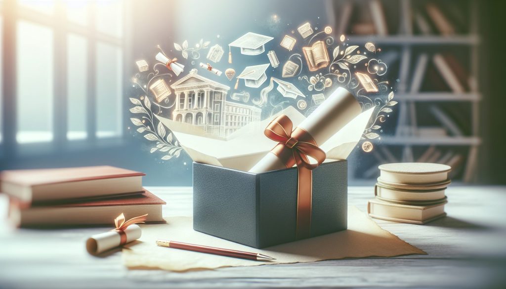 Коробка к защите диплома: сюрприз, в котором слышится «горжусь»