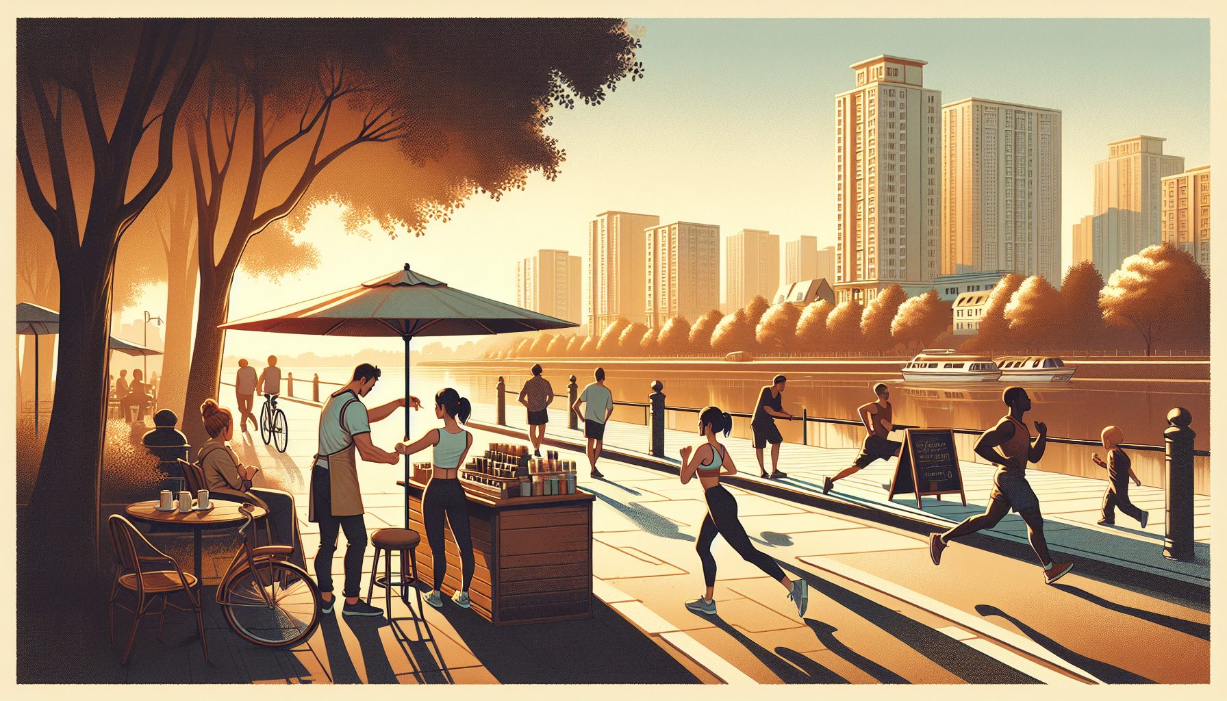 Как всё начинается на набережной