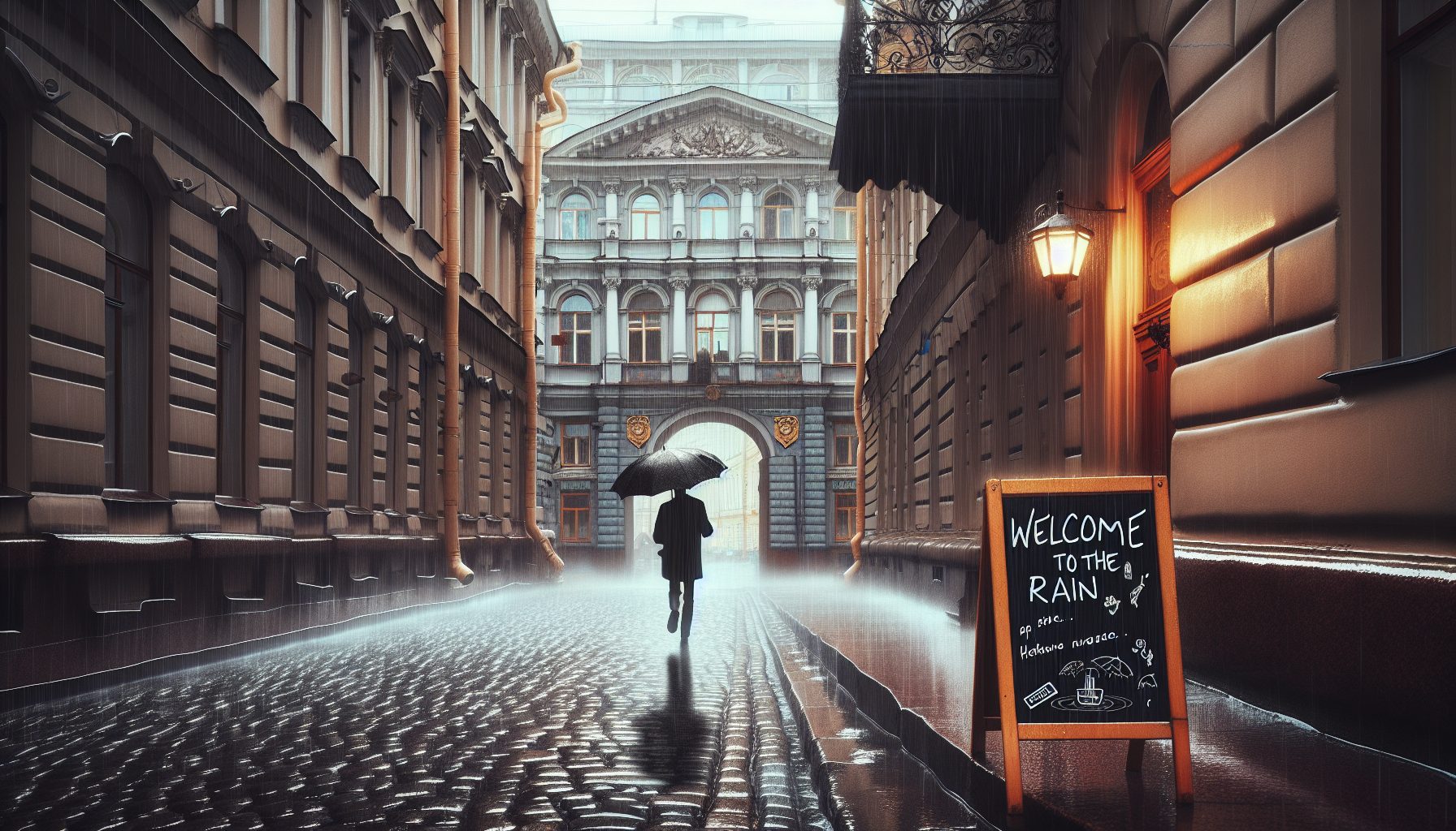 Советы тем, кто возвращается домой под питерским дождем