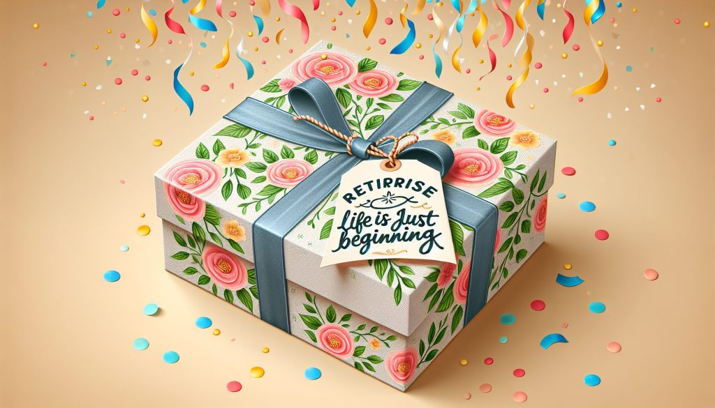 Сюрприз к выходу на пенсию: коробка «жизнь только начинается»