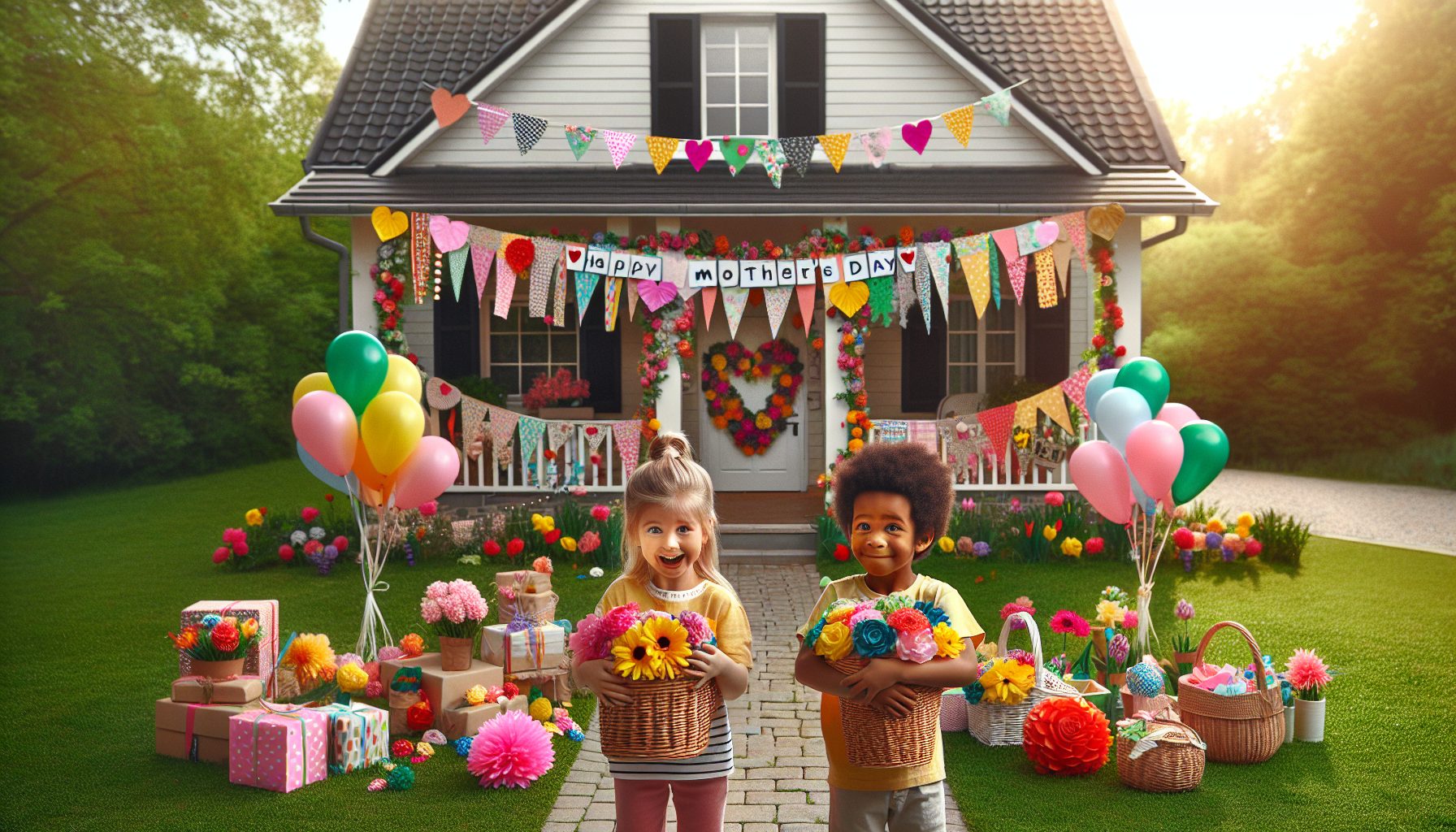 Праздничное оформление дома