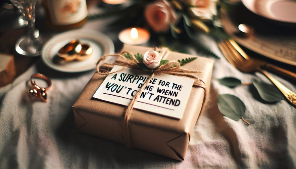 Сюрприз к свадьбе, если вы не можете присутствовать